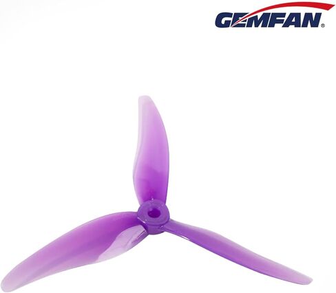 Gemfan Hurricane 51477 FPV Propellers (10 CW, 10 CCW) - 5.1" 3-Blade Racing Props (10 Pairs) in Kuwait