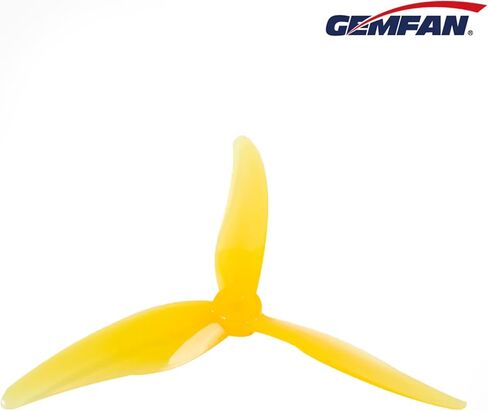 Gemfan Hurricane 51477 FPV Propellers (10 CW, 10 CCW) - 5.1" 3-Blade Racing Props (10 Pairs) in Kuwait