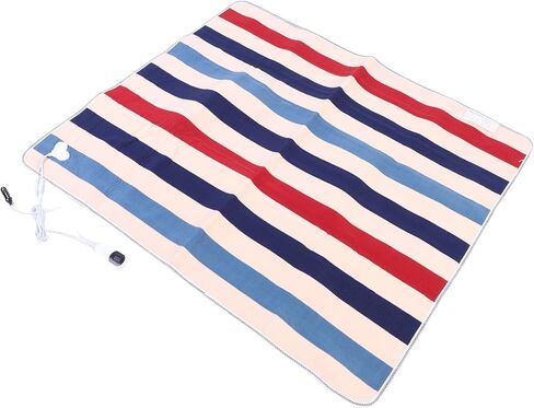 Asixxsix Heated Blanket, 78.74x31.5 Inch Flannel Electric Car Blanket 9 Temperature Levels 3 Timer Settings Portable Heated with Extended 70.87 Inch Power Cord for Cars SUVs RVs in Kuwait