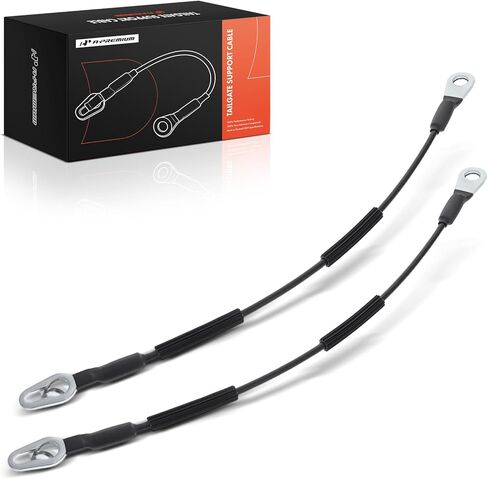 A-Premium Tailgate Support Cable Compatible with Chevrolet Colorado & GMC Canyon, 2018 2019 2020 2021 2022, 17 Inch, Driver and Passenger Side, Set of 2 in Kuwait
