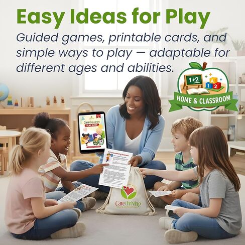 CareSquares Sensory Mats 16pc Textured Shape & Color Play Set, Activity Guide, 7 Inclusive Games, Add-On Animal Shapes, for Autism, Fine Motor Skill Toys, Montessori Classroom Learning & Sensory Walls in Kuwait