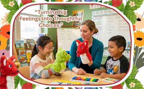 The Wolves Inside of Me Puppets. Social Emotional Learning Plush Hand Puppets for Mindfuness in Kuwait