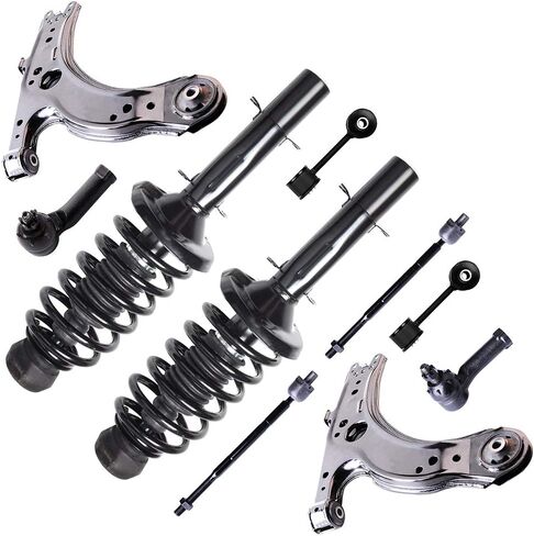 10pcs Front Struts and Shocks Complete Assembly Suspension Kit for 2001-2010 for Volkswagen Type 1,2001-2006 for Volkswagen Golf in Kuwait