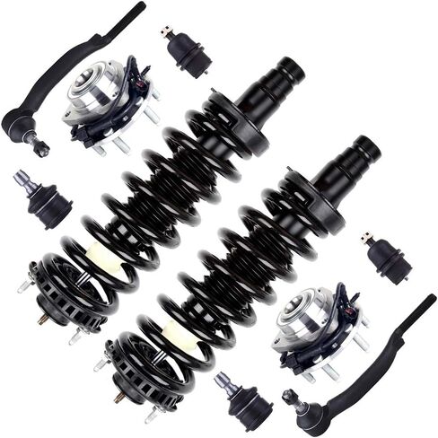 10pcs Front Struts and Shocks Complete Assembly Suspension Kit for 2004-2007 for Buick Rainier,2002-2009 for Chevrolet Trailblazer,2002-2006 for Chevrolet Trailblazer EXT,2002-2009 for GMC Envoy in Kuwait