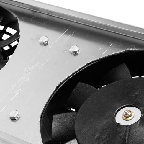 Aluminum Shroud +120W 2X 6'' Fan Replacement for Tru-Cool 40k GVW Transmission Oil Cooler (LPD47391) Radiator Shroud Fan High Performance Cooling Kit in Kuwait