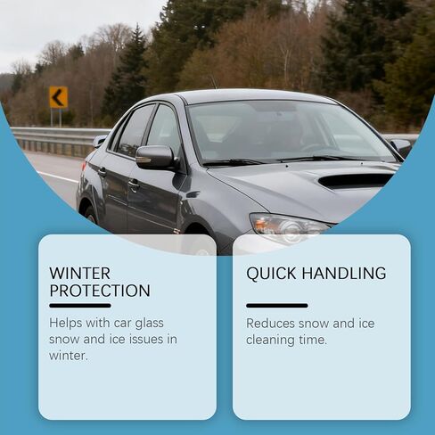 Deicer Spray - 100ml Window Snow Removal Defrost - Ice Remover Melting Spray | for Road Trip Long-Distance Driving Morning Commutes Cold Weather Outdoor Parking Car Truck Glass in Kuwait