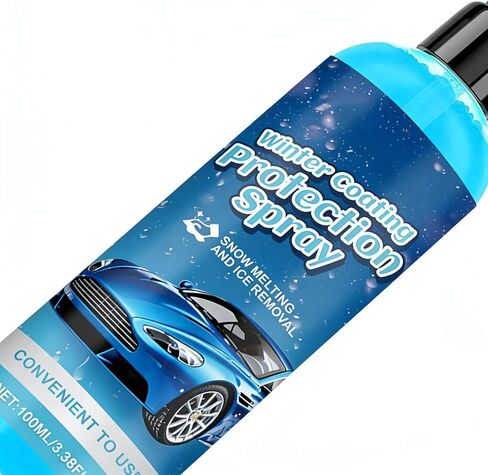 Deicer for Car Windshield | 100ml Window Snow Removal Defrost - Ice Remover Melting Spray - for Road Trip Long-Distance Driving Morning Commutes Cold Weather Outdoor Parking Car Truck Glass in Kuwait
