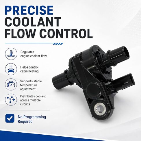 Heater Control Valve Coolant Water Control Valve Compatible with 2019-2023 Toyota Corolla 2022-2024 Toyota Corolla Cross 2019-2022 Lexus UX200 2.0L Replace 16671-F2010 16671-24010 in Kuwait