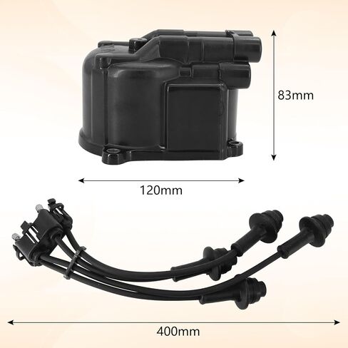 19101-76007-71 19102-76009-71 90919-22132 Tune Up Kit Distributor Cap Ignition Rotor Spark Plugs Ignition Wire Set Suitable for Toyota Forklift 5FG 6FG 7FG Series w/ 4Y Engine in Kuwait