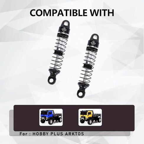 HobbyPlus Arktos Shocks 59MM Long Travel Shock Absorber With Soft Hard Spring For HobbyPlus CR18P Arktos 6x6 Upgrades 1/18 RC Crawler in Kuwait