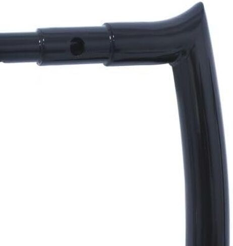 SKULL PIVOT- 1.5" Fat Black 14" Rise Pre wired (Spike Corner) Ape Hanger Handlebar Compatible with 2015 2016 2017 2018 2019 2020 2021 2022 2023 years of the H-D Road Glide (FLTR) Pre Drilled Handlebar in Kuwait
