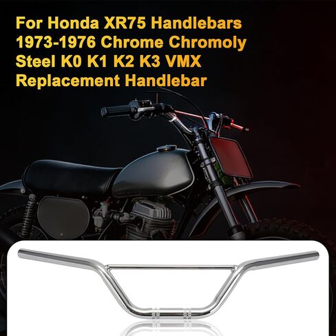 مقود هوندا XR75 1973-1976 كروم كرومولي ستيل K0 K1 K2 K3 VMX استبدال المقود in Kuwait