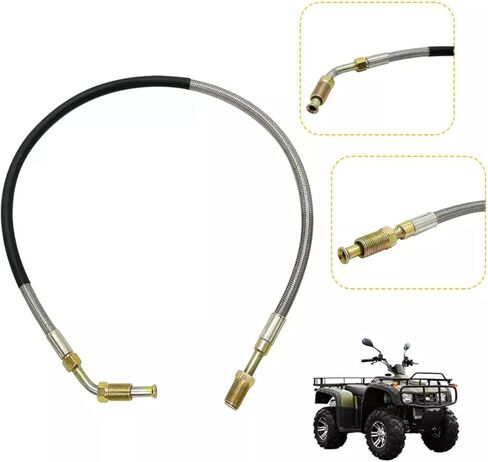 Front Brake Lines Left & Right w/Fitting Replacement For Polaris For Sportsman 400 4X4 1993-1997 in Kuwait