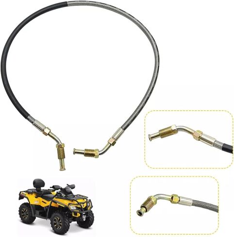 Front Brake Lines Left & Right w/Fitting Replacement For Polaris For Sportsman 400 4X4 1993-1997 in Kuwait