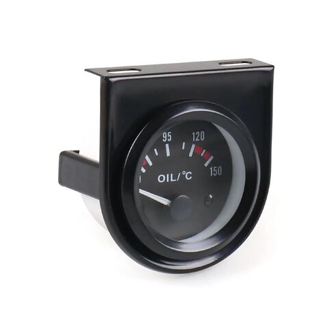 2 "52 مللي متر مقياس درجة حرارة الزيت العالمي 50 ~ 150 C السيارات الأبيض Led سيارة متر in Kuwait