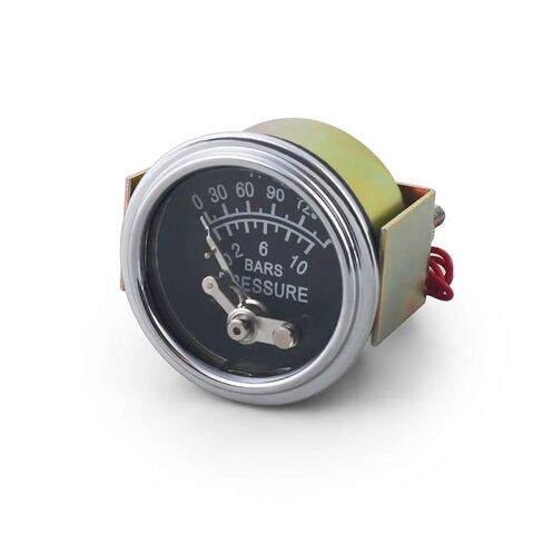 2" 52mm Mechanical Oil Press Gauge 0-150PSI/0-10bar Manually Set Alarms Car Meter Yellow Light 1/8NPT in Kuwait