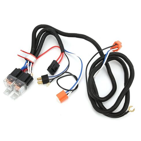 Generic Headlight Relay, PE Wiring Harness Kit with Easy Plug and Play Design, for 12V DC Headlamp Brightener H4 Bulbs in Kuwait