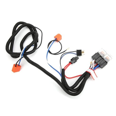 Generic Headlight Relay, PE Wiring Harness Kit with Easy Plug and Play Design, for 12V DC Headlamp Brightener H4 Bulbs in Kuwait