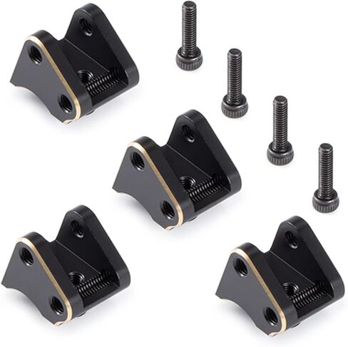 ملحقات Rc لمحور SCX10 II AX90046 AX90047 AR44 1/10 محور وصلة نحاسية ثقيلة يتصاعد الأوزان 38 جم 4 قطعة أجزاء زاحفة RC اختيارية in Kuwait