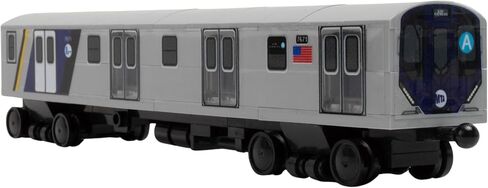 Daron MTA NYC Subway Car Buildable Train Set – Officially Licensed Construction Toy and Free-Wheeling Vehicle for Kids Ages 5+ in Kuwait