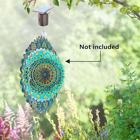 Solar Powered Wind Spinner Motor,Outdoor Solar Energy Operated Eco-Friendly Motor Hanging Display Mobile Rotating Mini Revolving Motor for Spiral Sun Catchers Garden Decor Ornament in Kuwait