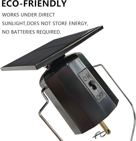 Solar Powered Wind Spinner Motor,Outdoor Solar Energy Operated Eco-Friendly Motor Hanging Display Mobile Rotating Mini Revolving Motor for Spiral Sun Catchers Garden Decor Ornament in Kuwait