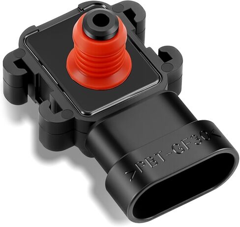 مستشعر الضغط المطلق المنوع MAP مناسب لسيارة Chevy Silverado 1500 HD 2500 HD 3500 HD Impala Tahoe GMC Sierra 1500 2500 3500 GMC Yukon Pontiac Grand Prix Buick Lesabre Regal 213-4434 16187556 in Kuwait