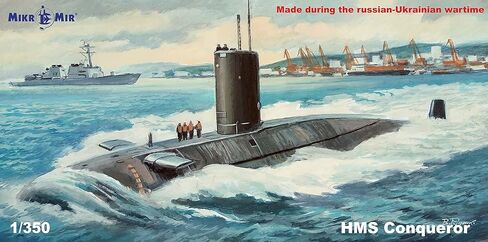 Mikro Mir 350-044 - 1/350 - HMS Conqueror. Scale Plastic Model kit in Kuwait