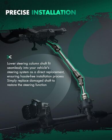 SCITOO Steering Shaft Column lower Intermediate fit 2007-2012 For ES350,For Toyota 425-465 in Saudi Arabia