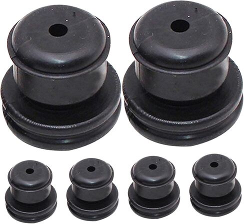 Engine Cover Rubber Pads: 6 Pcs Vehicle - Automotive Parts Shock Absorbers - Car Buffer Pad Keepers in Kuwait