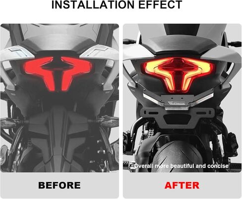 مجموعات مزيل الذيل/الحاجز لـ CFMOTO 450SS 450NK 250SS 250SR 2023-2025 ، مع إشارة الانعطاف وأضواء لوحة الترخيص in Kuwait