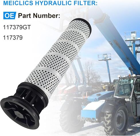 فلتر هيدروليكي 117379GT متوافق مع قطع غيار Genie GTH-1056/GTH-1048/GTH-844/GTH-636 Telehandler 117379 in Kuwait