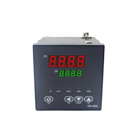 96 * 96 مم 600 درجة مدخل K J PT100 0-10V 4-20mA PID مخرج SSR Relay 220V 24V 380V ترموستات 2 منبه للتحكم في درجة الحرارة (2 إنذار ومزدوج OP، 110-220V 4-20mA IP) in Kuwait