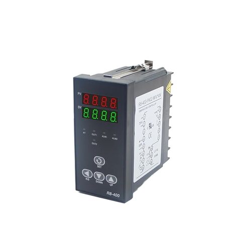 48 * 96mm 1300 Degree Input K J PT100 0-10V 4-20mA Output SSR Relay 220V 24V 380V Thermostat Alarm Temperature Controller(2Alarm and Double OP,110-220V 0-10V Input) in Kuwait