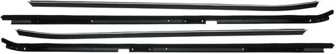 Inner & Outer Window Sweep Felts Seals Weatherstrip 4pcs Kit Set for Buick for Regal 1981-1987,for Olds for Cutlass 1981 for Cutlass Salon 1985-1987 for Cutlass Supreme 1981-1988 in Kuwait