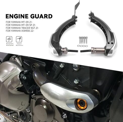 Motorcycle Frame Sliders for YAMAHA MT-09 MT09 SP TRACER 9 GT 9GT XSR900 XSR 900 Axle Slider Engine Anti Falling Crash Protector Guard Bar CNC Aluminum Frame Slider Kit in Kuwait