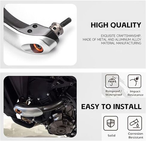 Motorcycle Frame Sliders for YAMAHA MT-09 MT09 SP TRACER 9 GT 9GT XSR900 XSR 900 Axle Slider Engine Anti Falling Crash Protector Guard Bar CNC Aluminum Frame Slider Kit in Kuwait