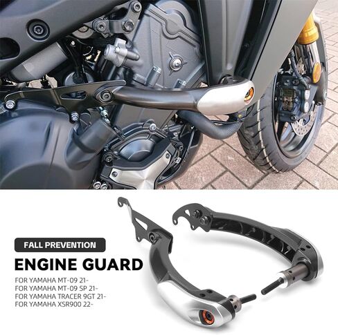 Motorcycle Frame Sliders for YAMAHA MT-09 MT09 SP TRACER 9 GT 9GT XSR900 XSR 900 Axle Slider Engine Anti Falling Crash Protector Guard Bar CNC Aluminum Frame Slider Kit in Kuwait