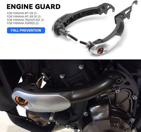 Motorcycle Frame Sliders for YAMAHA MT-09 MT09 SP TRACER 9 GT 9GT XSR900 XSR 900 Axle Slider Engine Anti Falling Crash Protector Guard Bar CNC Aluminum Frame Slider Kit in Kuwait