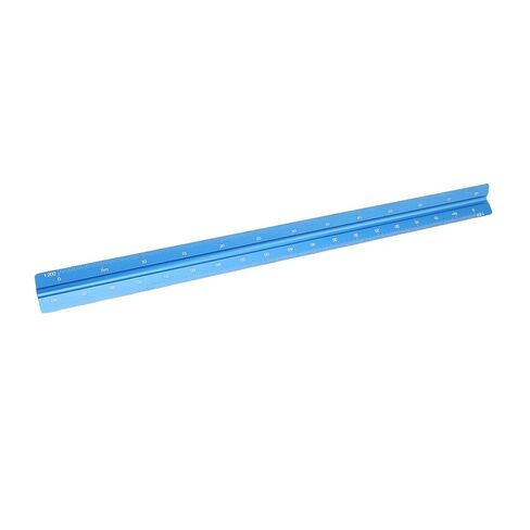Generic 30cm Aluminum Triangular Scale Ruler Drafting Scale Ruler Architect with 1:100 1:200 :250 :300 :400 :500 Scales for Architects Draftsmen Engineers Students in Kuwait