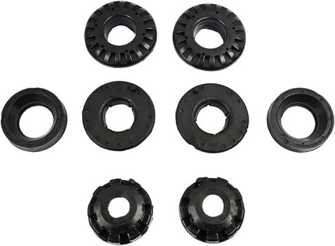 8Pcs Front Rear Upper and Lower Coil Spring Insulator Kit Fit For Jeep Grand Cherokee 1999-2004 Coil Spring Isolators Set Front Rear Upper & Lower Replace K160040 K160041 52088401 52088402AB in Kuwait