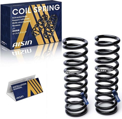 AISIN AFTERMARKET COSGM-00648 مجموعة من 2 زنبرك أمامي - متوافق مع شيفروليه كامارو 1967-1969، نوفا 1969 1970 1973-1974، بويك أبولو 1973-1974، بونتياك فينتورا 1974، أولدزموبيل أوميغا 1974 in Kuwait
