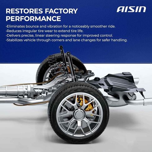 AISIN AFTERMARKET COSGM-00648 مجموعة من 2 زنبرك أمامي - متوافق مع شيفروليه كامارو 1967-1969، نوفا 1969 1970 1973-1974، بويك أبولو 1973-1974، بونتياك فينتورا 1974، أولدزموبيل أوميغا 1974 in Kuwait