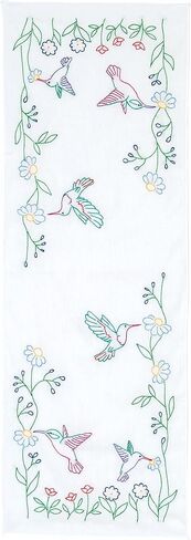 Jack Dempsey Needle Art Hummingbirds Table Runner in Kuwait