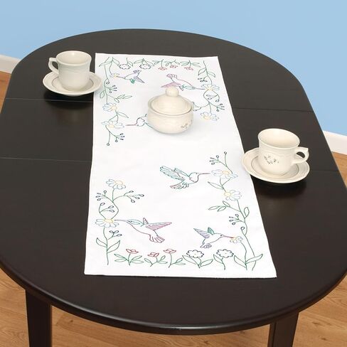 Jack Dempsey Needle Art Hummingbirds Table Runner in Kuwait