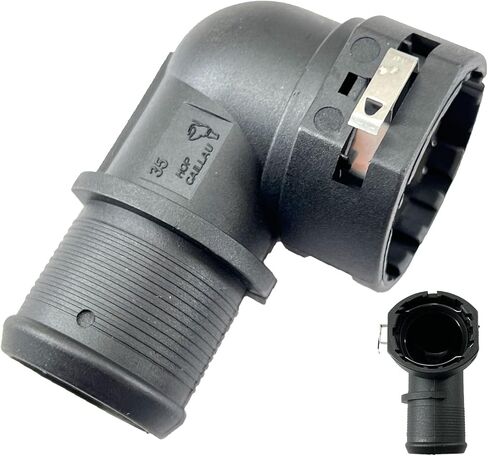 Lower Radiator Hose Connector Compatible with Sonata 2016-2019,IONIQ 2017-2019,Tucson 2014-2015, Forte Koup 2014-2016,Soul 2017-2019,Optima 2016-2019,Niro 2017-2019 25485-1J000 in Kuwait