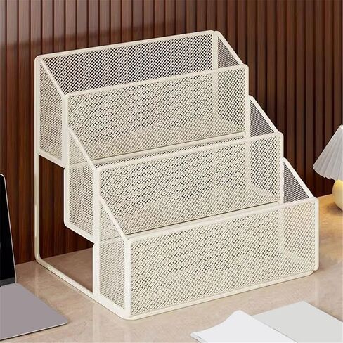 Bookcase Multi-Story Creativity Stepped Iron Desktop Bookshelf CD Magazine Organizer Shelf Modern in Kuwait