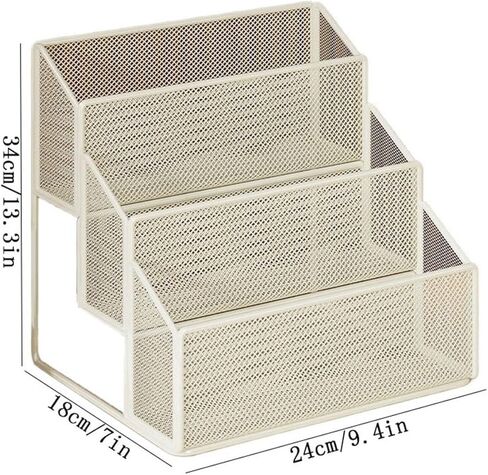 Bookcase Multi-Story Creativity Stepped Iron Desktop Bookshelf CD Magazine Organizer Shelf Modern in Kuwait