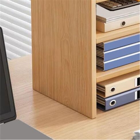 Bookcase Multi-Story Open Home Small Bookshelf Desktop Office File Storag Cabinet Modern in Kuwait