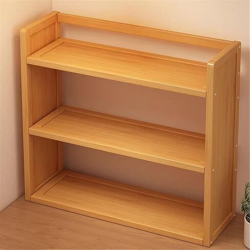 Bookcase Vertical Multi-Story Open Bookshelf Large Capacity Storage Rack for Office Home Modern in Kuwait